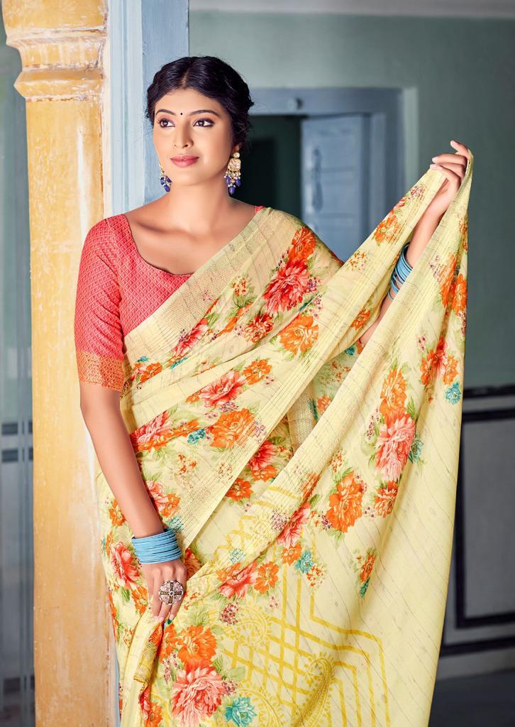 Kashvi Krishnaleela Printed Designer Ethnic Wear Silk Saree Collection